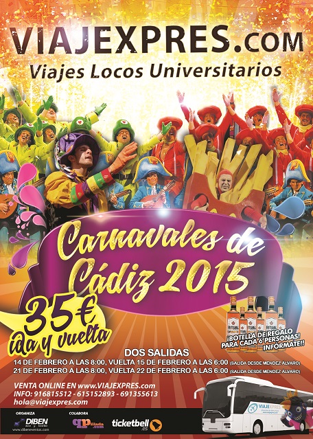 Carnavales de Cádiz 2015redes